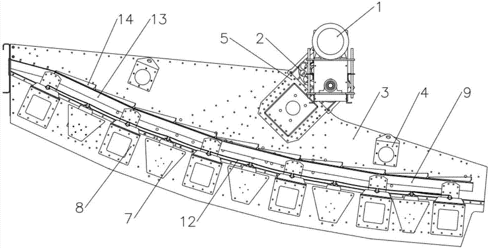 香蕉弛張篩結構圖 香蕉弛張篩結構圖